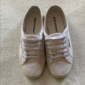 Superga white sneakers size 38